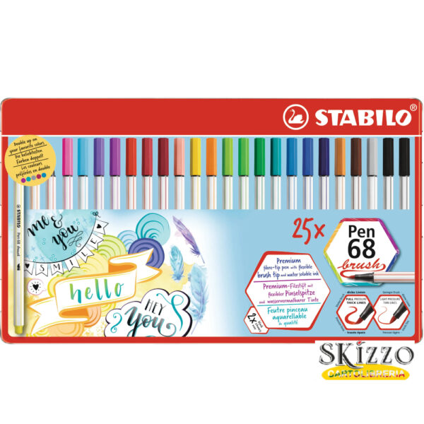 stabilo brush point68 25