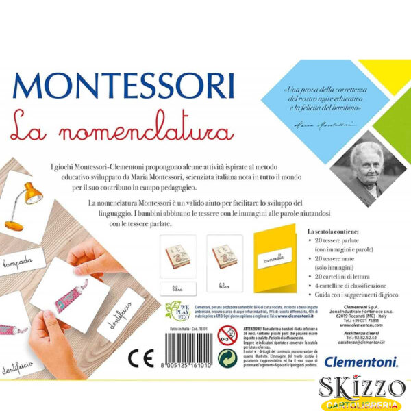 nomenclatura montessori