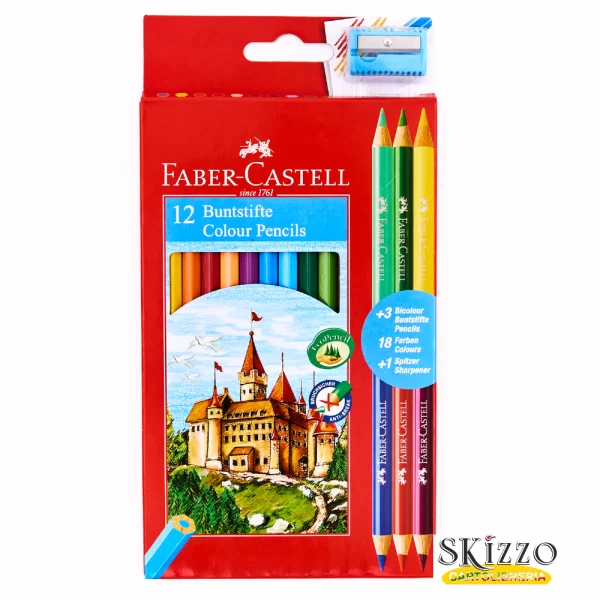 pastelli faber castell bicolore