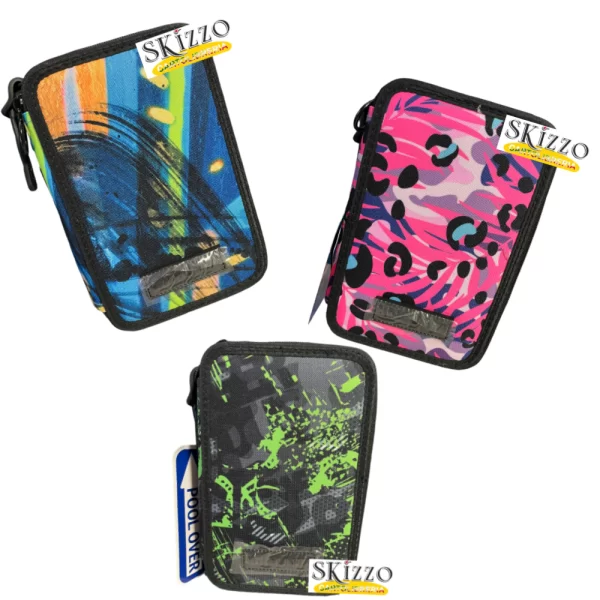 3 zip fantasy astuccio 3 zip fantasy tintaunita