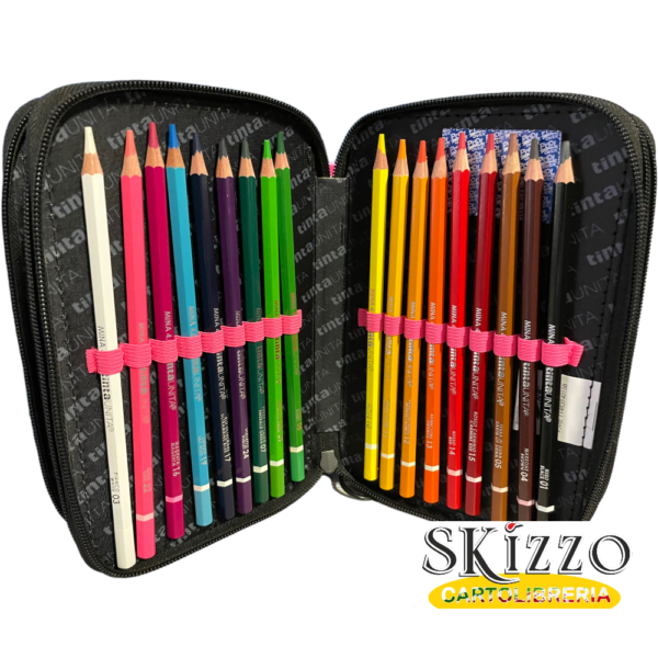 astuccio 3 zip fantasy tintaunita