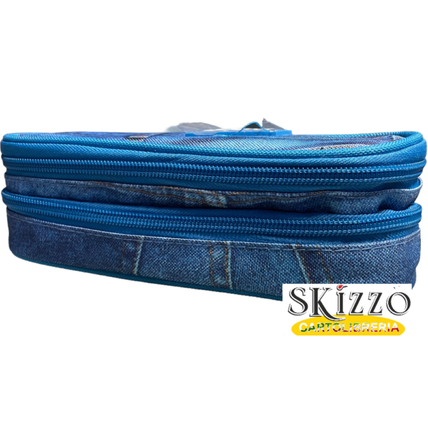 astuccio 2 zip tintaunita jeans