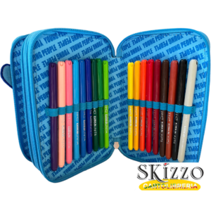 astuccio 3 zip young people boy tintaunita poolover