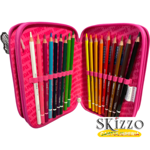 astuccio 3 zip young people girl