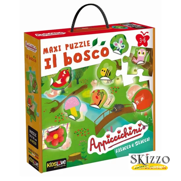MAXI PUZZLE IL BOSCO gioco puzzle bosco bambini