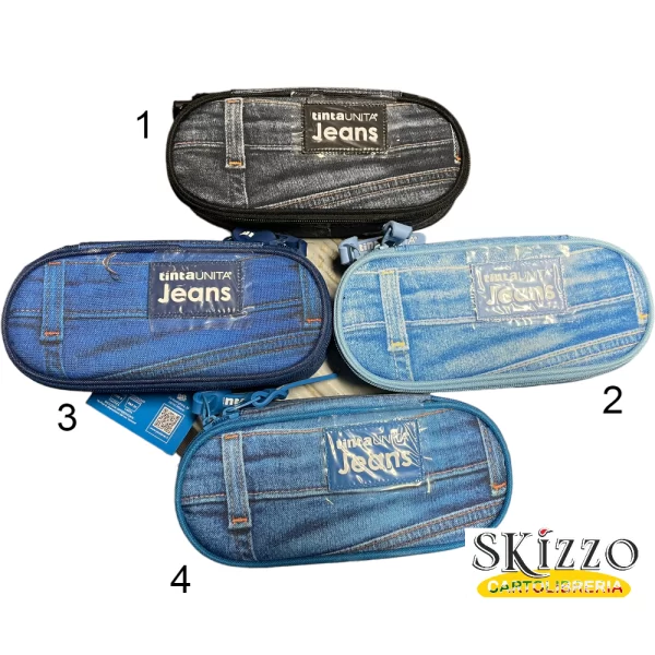 astuccio ovale tintaunita jeans