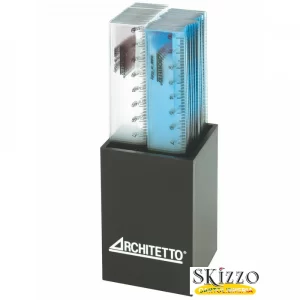 righello astuccio 15cm architetto