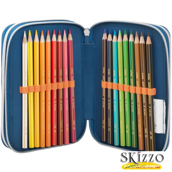 astuccio 3 zip completo dragon ball