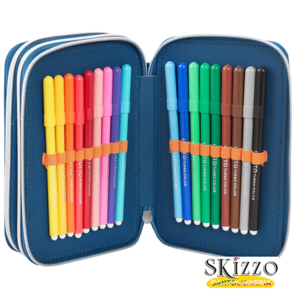 astuccio 3 zip completo dragon ball