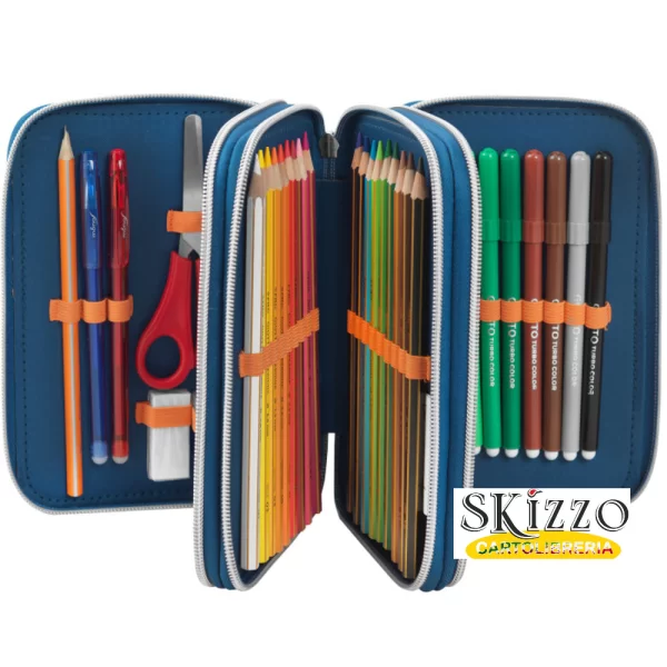 astuccio 3 zip completo dragon ball