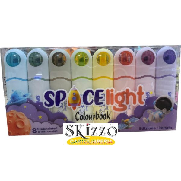 set evidenziatori colourbook spacelight