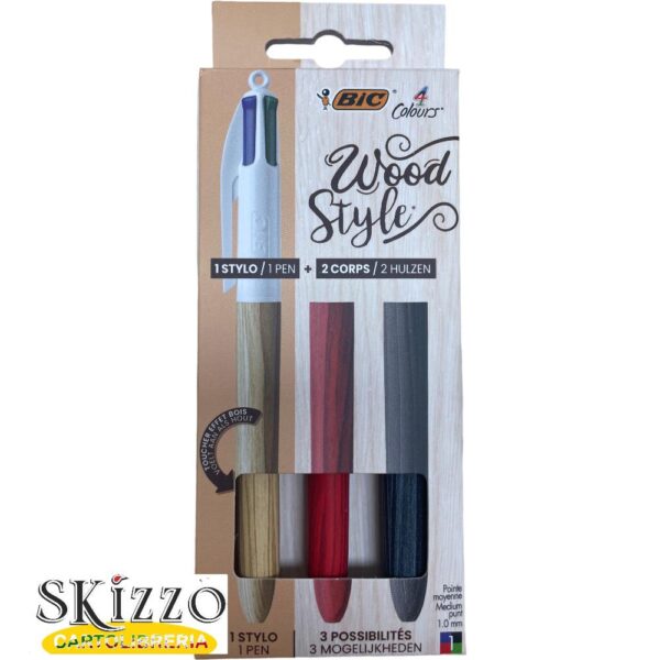 wood style 4 colours bic wood style