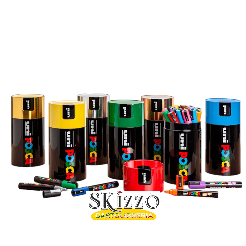 8059484008516-Pennarello-Osama-Uni-Posca-PC5-GIFT-BOX-in-alluminio-Confezione-18-Colori-Assortiti-Tappo-Oro-assortiti-PhotoRoom