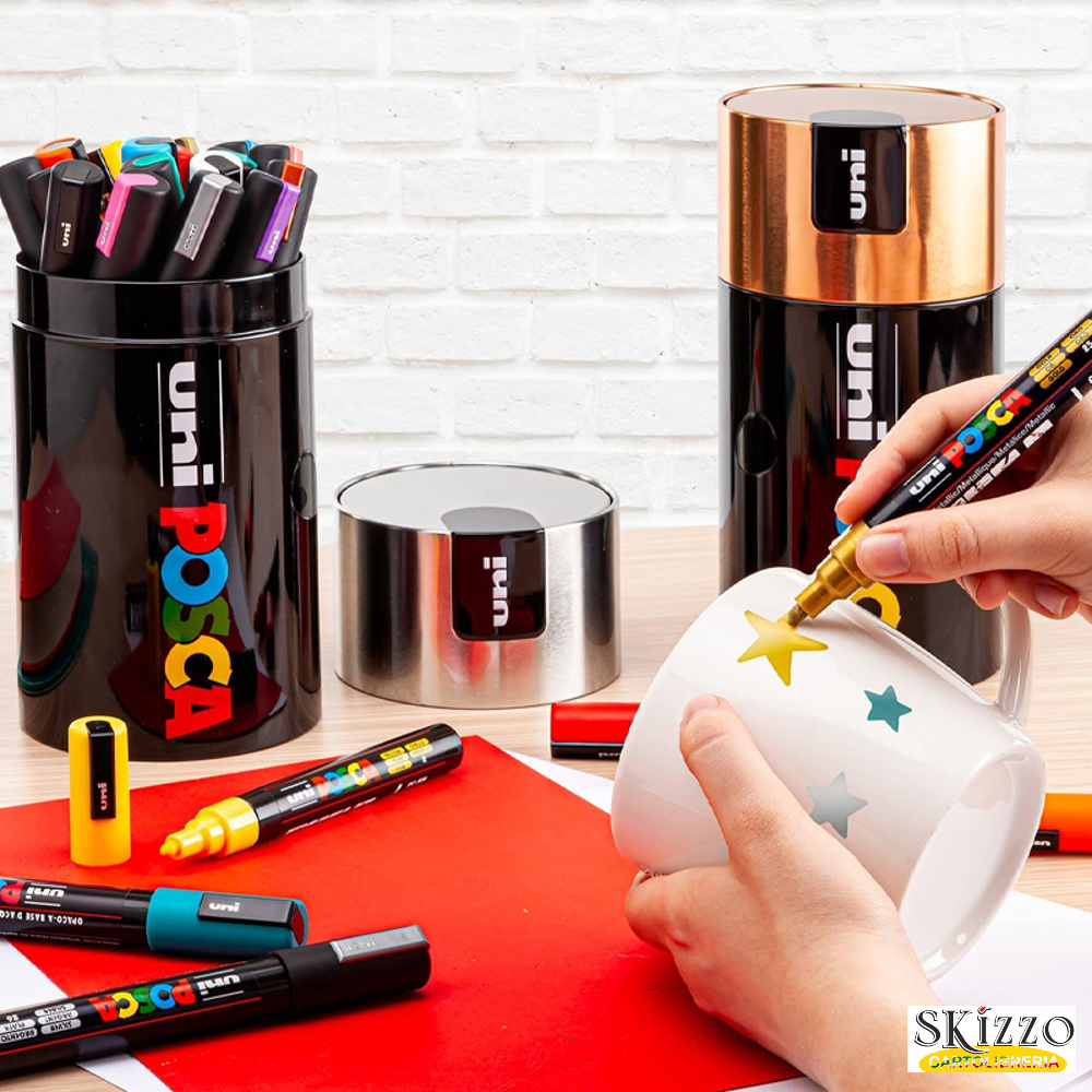 8059484008516-Pennarello-Osama-Uni-Posca-PC5-GIFT-BOX-in-alluminio-Confezione-18-Colori-Assortiti-Tappo-Oro-marketing