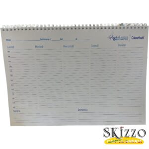 planning da tavolo settimanale ssc napoli colourbook