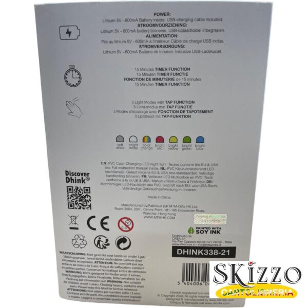 lampada led ricaricabile dhink