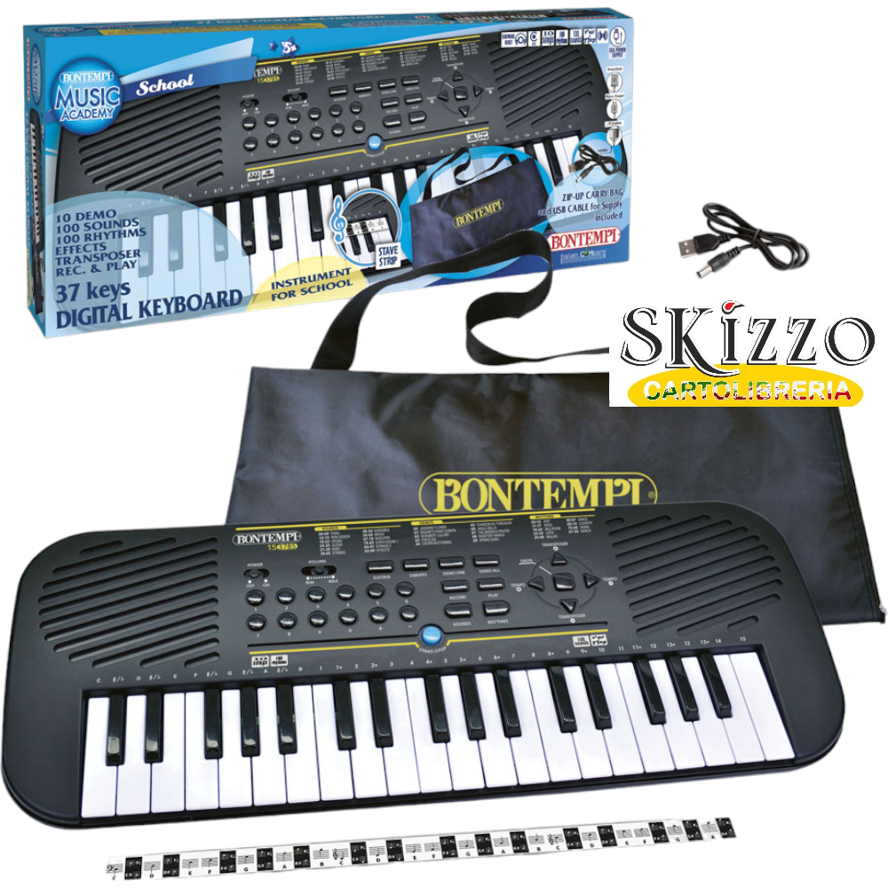 tastiera elettrica bontempi 37 tasti 15 3785