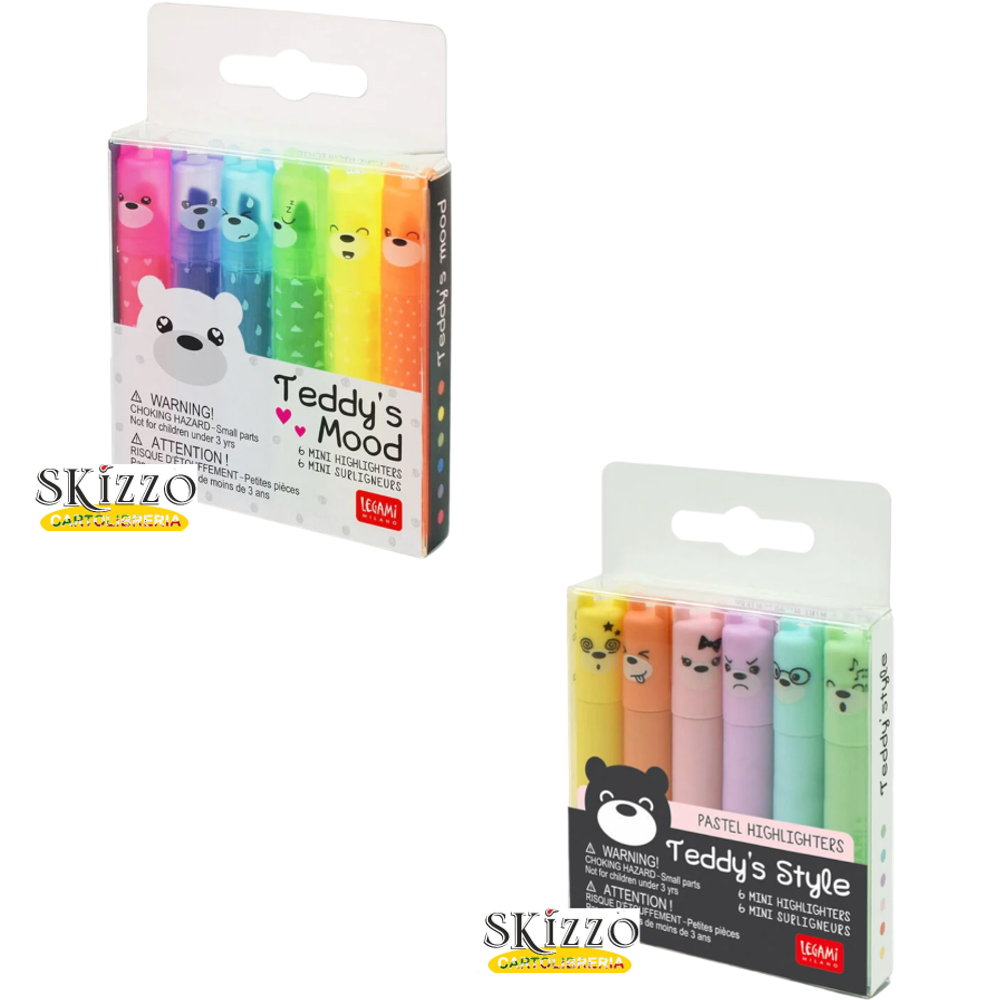 Legami-Set di 4 Refill per Penna Gel Cancellabile 3 Colori