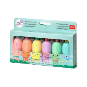 set mini evidenziatori carrots legami
