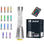 lampada cambia colore con glitter i-total