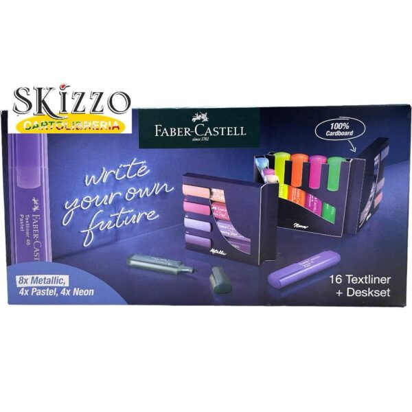 Immagine WhatsApp 2024-01-26 ore 12.57.20_0497bbb1 deskset 16 evidenziatori fabercastell
