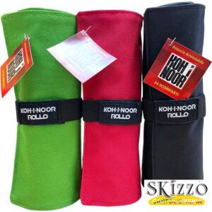 astuccio arrotolabile rotolo pastelli koh-i-noor