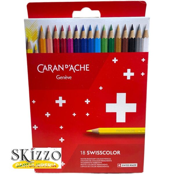 caran d’ache swisscolor 18 matite colorate swisscolor caran d'ache