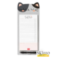blocco note magnetico legami don't forget kittens