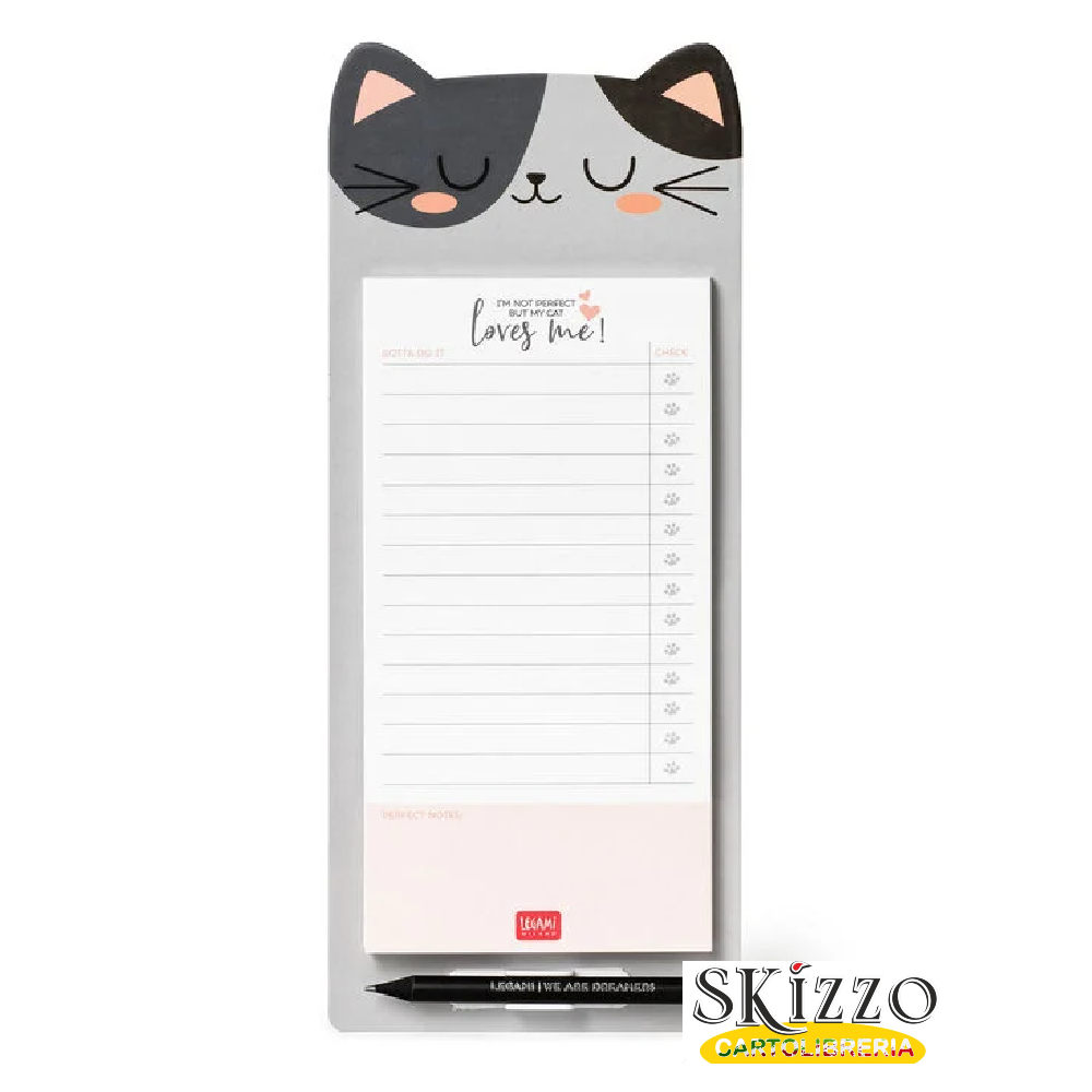 blocco note magnetico legami don't forget kittens