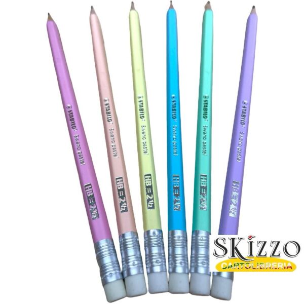 stabilo swano pastel matita con gomma stabilo swano pastel