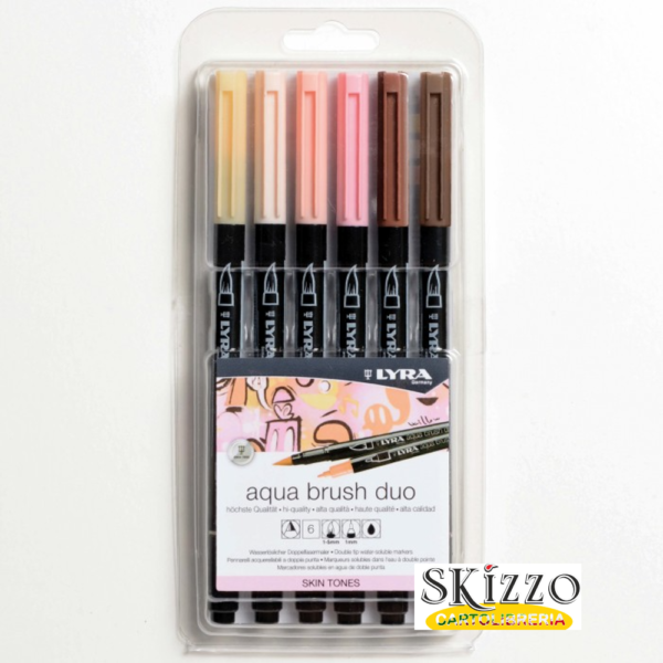AQUA BRUSH DUO SKIN 1 aqua brush duo lyra skin tones