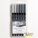 aqua brush duo lyra grey tones