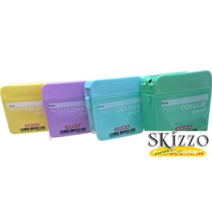 temperino temperamatite 2 fori e contenitore keep colour arda