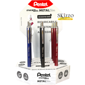pentel energel metal slim