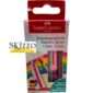 glitter arcobaleno per acquerello faber-castell