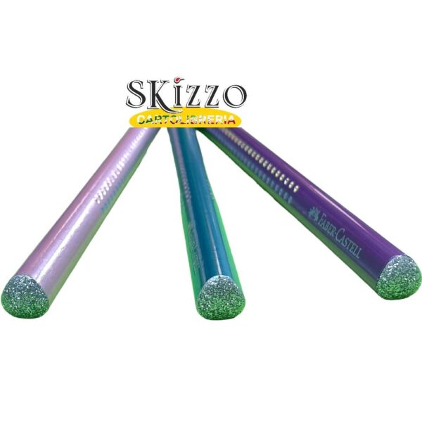 matita traiangolare jumbo sparkle faber-castell