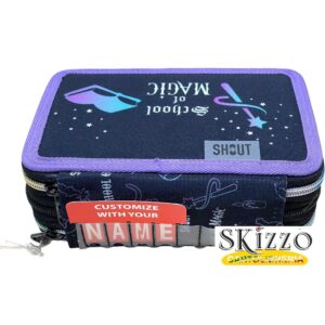 astuccio 3 zip completo shout school of magic maricart