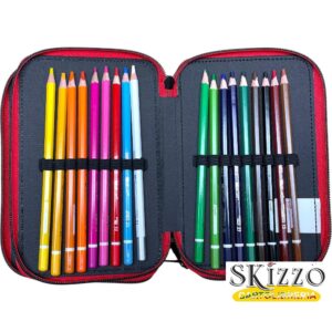 astuccio 3 zip completo spiderman maricart