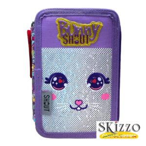 astuccio 3 zip shout bunny maricart