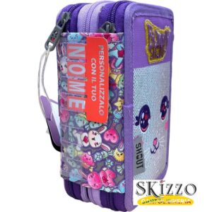 astuccio 3 zip shout bunny maricart