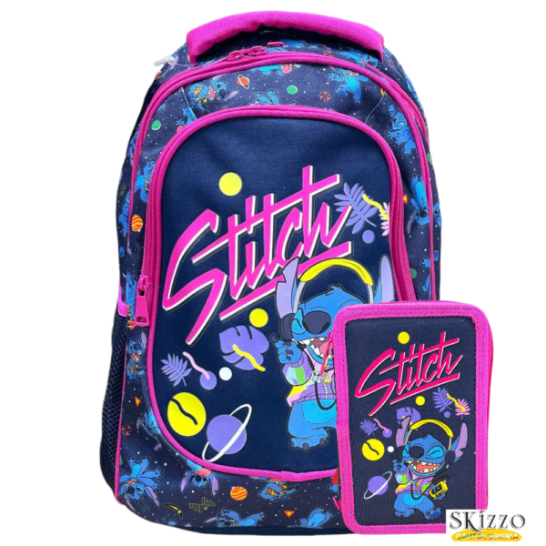 COMBO STICH -Photoroom zaino ed astuccio 3 zip stitch maricart