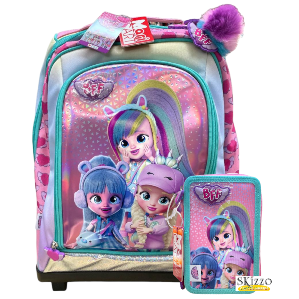 COMBO TROLLEY BFF-Photoroom trolley ed astuccio 3 zip bff cry babies