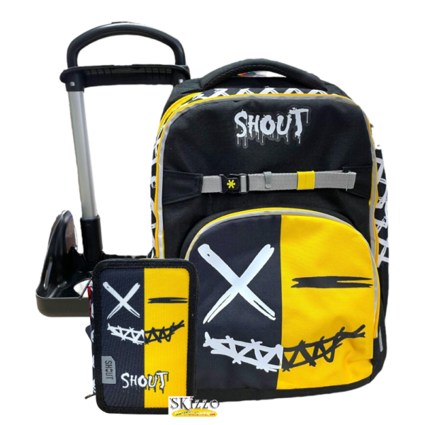 COMBO TROLLEY XMAN-Photoroom trolley ed astuccio 3 zip shout xman staccabile maricart