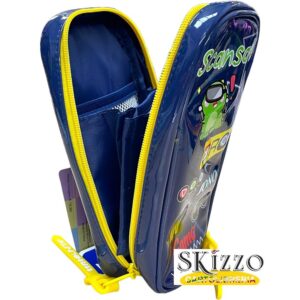 astuccio borsellino verticale tintaunita zoo
