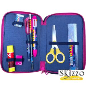 astuccio 3 zip completo stitch maricart