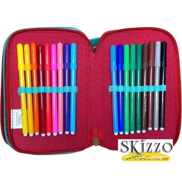 astuccio 3 zip completo colourbook