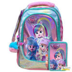 zaino ed astuccio 3 zip cry babies bff maricart