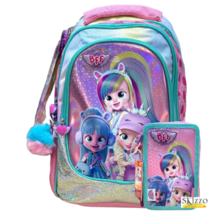 zaino ed astuccio 3 zip cry babies bff maricart