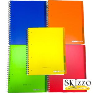 maxi spiralato a4 ppl multimateria con divisori tintaunita
