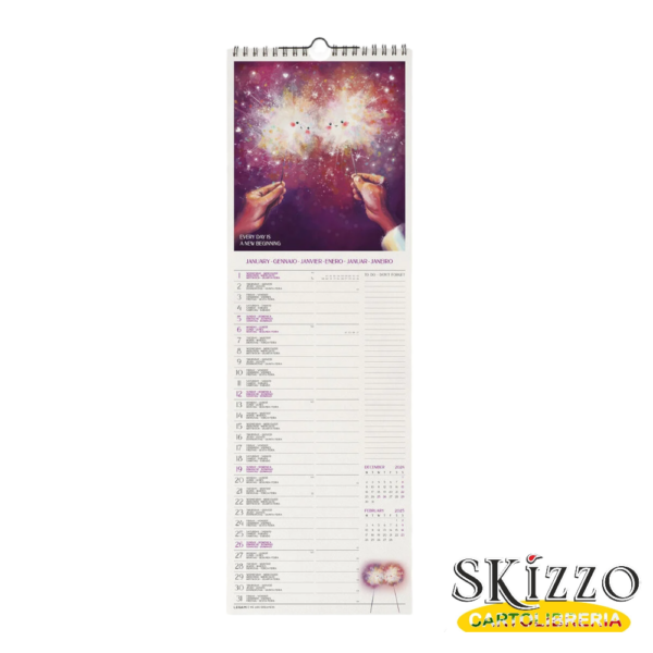 calendario da parete 2025 legami
